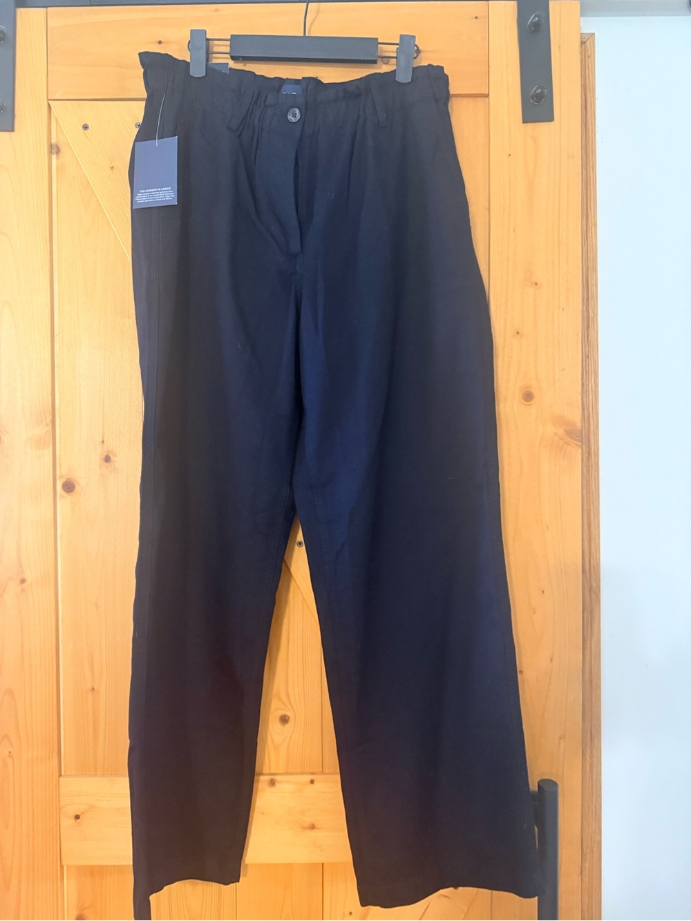 NWT GAP Black Elastic-Waist Casual Pants